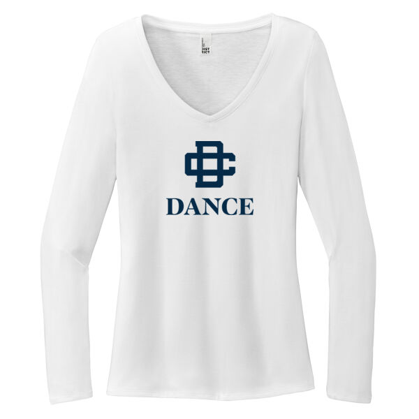 Women’s Perfect Tri® Long Sleeve V-Neck Tee Thumbnail